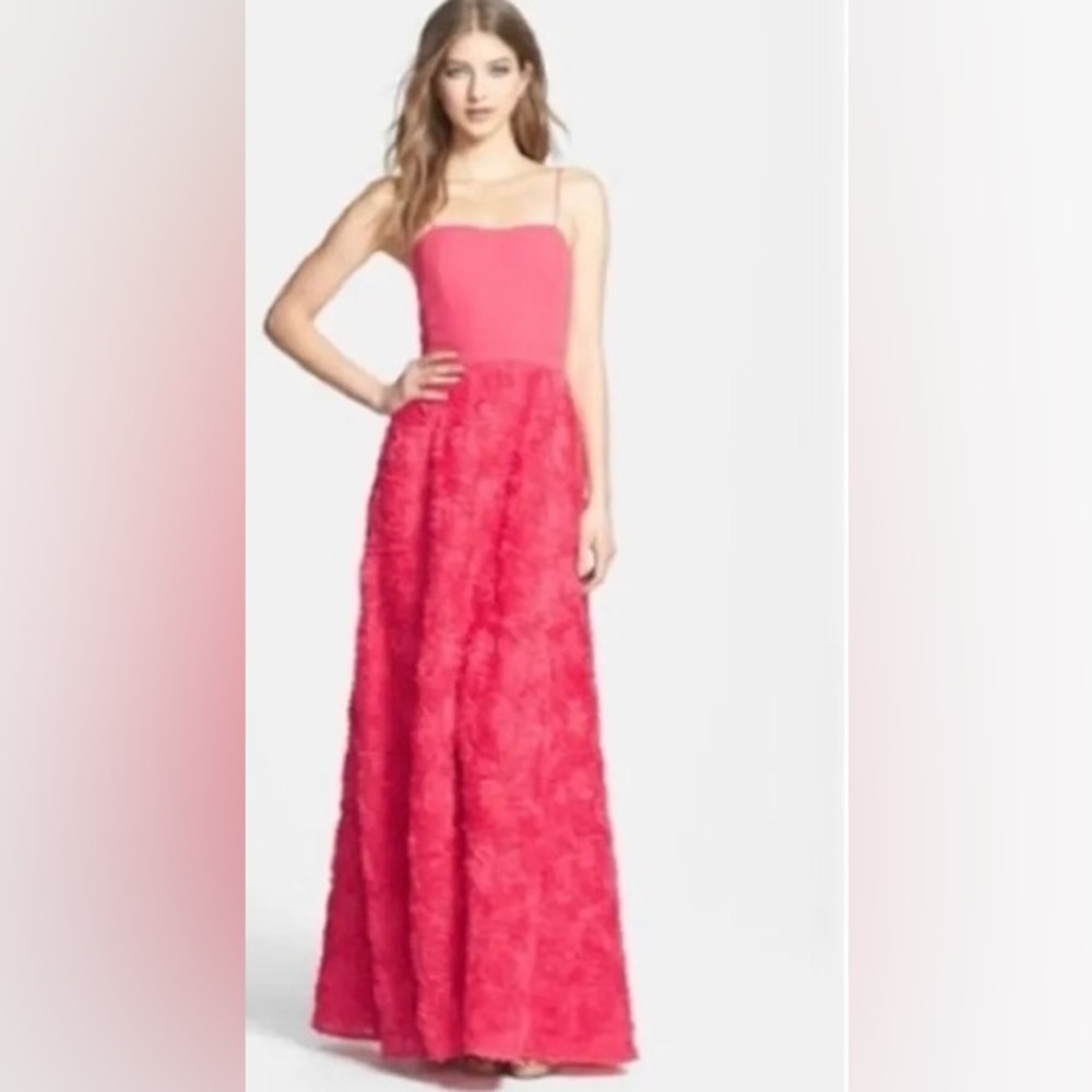 Aidan Mattox Rosette Dress